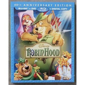 NEW Disney Robin Hood 40th Anniversary Ed Blu-Ray + DVD + Digital  (2013) SEALED